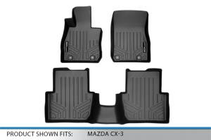 Maxliner USA - MAXLINER Custom Fit Floor Mats 2 Row Liner Set Black for 2016-2019 Mazda CX-3 - Image 5