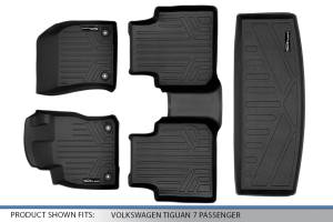 Maxliner USA - MAXLINER Custom Fit Floor Mats 2 Rows and Cargo Liner Behind 3rd Row Black for 2018-2019 Volkswagen Tiguan 7 Passenger - Image 6