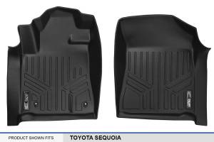Maxliner USA - MAXLINER Custom Fit Floor Mats 1st Row Liner Set Black for 2008-2011 Toyota Sequoia - Image 4
