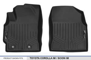 Maxliner USA - MAXLINER Custom Fit Floor Mats 1st Row Liner Set Black for 2017-2018 Toyota Corolla iM / 2016 Scion iM - Image 4
