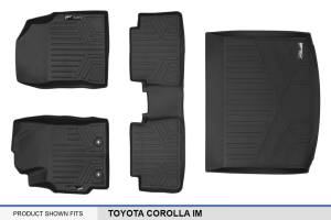 Maxliner USA - MAXLINER Custom Fit Floor Mats 2 Rows and Cargo Liner Set Black for 2017-2018 Toyota Corolla iM / 2016 Scion iM - Image 6
