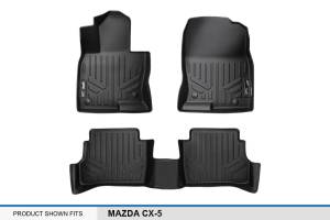 Maxliner USA - MAXLINER Custom Fit Floor Mats 2 Row Liner Set Black for 2017-2019 Mazda CX-5 - Image 5