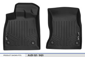 Maxliner USA - MAXLINER Custom Fit Floor Mats 1st Row Liner Set Black for 2018-2019 Audi Q5 / SQ5 - Image 4