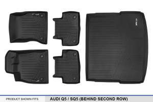 Maxliner USA - MAXLINER Custom Fit Floor Mats 2 Rows and Cargo Liner Behind 2nd Row Set Black for 2018-2019 Audi Q5 / SQ5 - Image 6