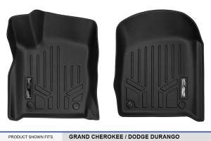 Maxliner USA - MAXLINER Custom Fit Floor Mats 1st Row Liner Set Black for 2016-2019 Jeep Grand Cherokee / Dodge Durango - Image 4