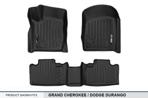Maxliner USA - MAXLINER Custom Fit Floor Mats 2 Row Liner Set Black for 2016-2019 Jeep Grand Cherokee / Dodge Durango - Image 5