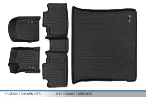 Maxliner USA - MAXLINER Custom Fit Floor Mats 2 Rows and Cargo Liner Set Black for 2016-2019 Jeep Grand Cherokee - Image 6