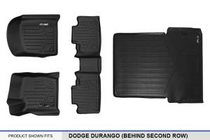 Maxliner USA - MAXLINER Floor Mats 2 Rows and Cargo Liner Behind 2nd Row Set Black for 2016-2019 Dodge Durango with 2nd Row Bench Seat - Image 6
