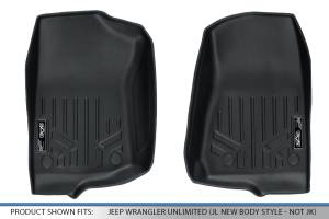 Maxliner USA - MAXLINER Floor Mats 1st Row Liner Set Black for 2018-2019 Wrangler JL Unlimited 4-Door and 2-Door / 2020 Gladiator - Image 4