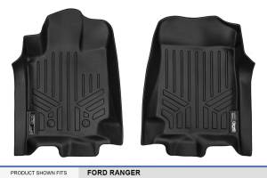Maxliner USA - MAXLINER Custom Fit Floor Mats 1st Row Liner Set Black for 2015-2018 Ford Ranger Export Model - Image 4