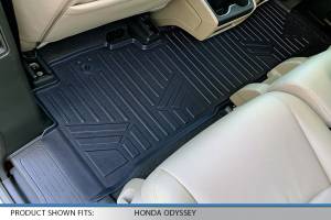 Maxliner USA - MAXLINER Custom Fit Floor Mats 2 Row Liner Set Black for 2018-2019 Honda Odyssey - All Models - Image 4