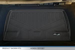 Maxliner USA - MAXLINER Custom Fit Floor Mats 3 Rows and Cargo Liner Behind 3rd Row Set Black for 2018-2019 Honda Odyssey - Image 6