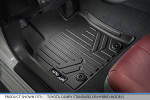 Maxliner USA - MAXLINER Custom Fit Floor Mats 1st Row Liner Set Black for 2018-2019 Toyota Camry Standard or Hybrid Models - Image 2