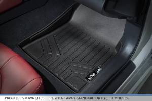 Maxliner USA - MAXLINER Custom Fit Floor Mats 2 Row Liner Set Black for 2018-2019 Toyota Camry Standard Models Only (No Hybrid) - Image 3