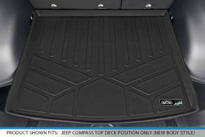 Maxliner USA - MAXLINER Floor Mats 2 Rows - Cargo Liner Set Black for 2017-2019 Compass with Dual Driver Side Floor Hooks (New Body Style) - Image 5