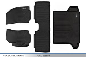 Maxliner USA - MAXLINER Custom Fit Floor Mats 2 Rows and Cargo Liner Black for 2018-2019 GMC Terrain - All Models - Image 6