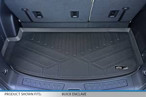 Maxliner USA - MAXLINER Floor Mats 3 Rows and Cargo Liner Behind 3rd Row Set Black for 2018-2019 Buick Enclave with 2nd Row Bench Seat - Image 6