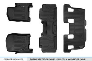 Maxliner USA - MAXLINER Floor Mats 3 Row Liner Set for 2007-10 Expedition/Navigator with 2nd Row Bench Seat or Console (No EL or L Models) - Image 6