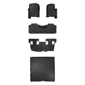MAXLINER Floor Mats and Cargo Liner Behind 2nd Row Set for 2007-10 Expedition/Navigator with 2nd Row Bench Seat or Console