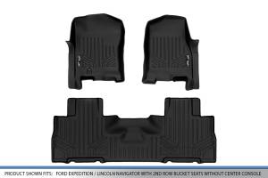 Maxliner USA - MAXLINER Floor Mats 2 Row Liner Set Black for 2007-2010 Expedition / Navigator with 2nd Row Bucket Seats without Console - Image 5