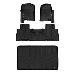 Maxliner USA - MAXLINER Floor Mats and Cargo Liner Set Black for 07-10 Expedition EL/Navigator L with 2nd Row Bucket Seats without Console - Image 1
