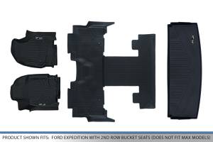 Maxliner USA - MAXLINER Floor Mats Cargo Liner Behind 3rd Row Set Black for 18-19 Expedition/Navigator 2nd Row Bucket Seats (no Max or L) - Image 6