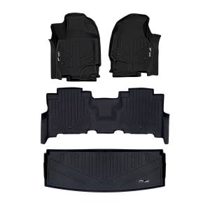 MAXLINER Floor Mats - Cargo Liner Behind 3rd Row Set Black for 18-19 Expedition/Navigator 2nd Row Bench Seat (no Max or L)