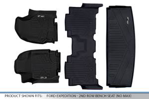 Maxliner USA - MAXLINER Floor Mats - Cargo Liner Behind 3rd Row Set Black for 18-19 Expedition/Navigator 2nd Row Bench Seat (no Max or L) - Image 6