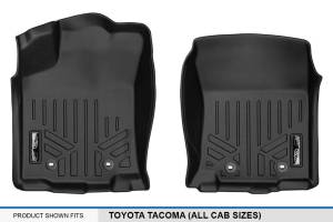 Maxliner USA - MAXLINER Custom Fit Floor Mats 1st Row Liner Set Black for 2018-2019 Toyota Tacoma - All Models - Image 4