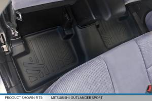 Maxliner USA - MAXLINER Custom Fit Floor Mats 2 Row Liner Set Black for 2011-2019 Mitsubishi Outlander Sport - Image 4