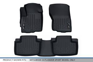 Maxliner USA - MAXLINER Custom Fit Floor Mats 2 Row Liner Set Black for 2011-2019 Mitsubishi Outlander Sport - Image 5