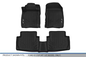 Maxliner USA - MAXLINER Custom Fit Floor Mats 2 Row Liner Set Black for 2018-2019 Ford EcoSport (US Model Only) - Image 5