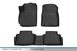 Maxliner USA - MAXLINER Custom Fit Floor Mats 2 Row Liner Set Black for 2018-2019 Hyundai Kona (No Electric Models) - Image 5