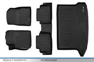 Maxliner USA - MAXLINER Custom Fit Floor Mats 2 Rows and Cargo Liner Set Black for 2018-2019 Hyundai Kona (No Electric Models) - Image 6