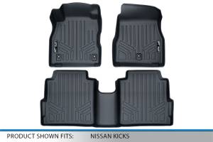Maxliner USA - MAXLINER Custom Fit Floor Mats 2 Row Liner Set Black for 2018-2019 Nissan Kicks - Image 5