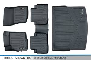 Maxliner USA - MAXLINER Custom Fit Floor Mats 2 Rows and Cargo Liner Set Black for 2018-2019 Mitsubishi Eclipse Cross - Image 6