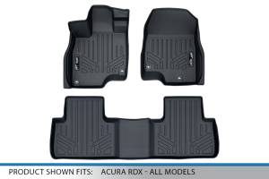 Maxliner USA - MAXLINER Custom Fit Floor Mats 2 Row Liner Set Black for 2019-2020 Acura RDX All Models - Image 5