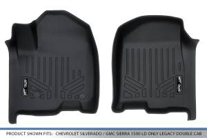 Maxliner USA - MAXLINER Custom Floor Mats 1st Row Liners Black for 2019 Silverado/Sierra 1500 Crew Cab with 1st Row Bench or Bucket Seats - Image 4