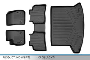 Maxliner USA - MAXLINER Custom Fit Floor Mats 2 Rows and Cargo Liner Trunk Set Black for 2019-2020 Cadillac XT4 - Image 6