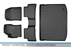 Maxliner USA - MAXLINER Custom Fit Floor Mats 2 Rows and Cargo Liner Trunk Set Black for 2019-2020 Toyota Corolla Hatchback - Image 6