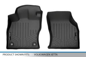 Maxliner USA - MAXLINER Custom Fit Floor Mats 1st Row Liner Set Black for 2019-2020 Volkswagen Jetta - Image 4