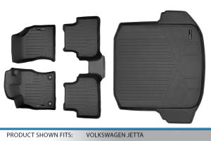 Maxliner USA - MAXLINER Custom Fit Floor Mats 2 Rows and Cargo Liner Trunk Set Black for 2019-2020 Volkswagen Jetta - Image 6