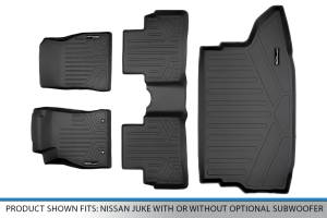 Maxliner USA - MAXLINER Custom Floor Mats and Cargo Liner Trunk Set Black for 2011-2017 Nissan Juke with or without Optional Subwoofer - Image 6