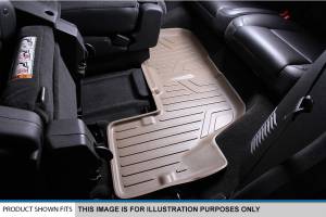 Maxliner USA - MAXLINER Custom Fit Floor Mats 3 Row Liner Set Tan for 2007-2014 Chevrolet Suburban / GMC Yukon XL and Denali XL - Image 5