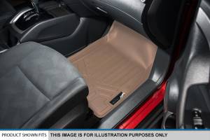 Maxliner USA - MAXLINER Custom Fit Floor Mats 1st Row Liner Set Tan for 2009-2010 Ford F-150 - All Models - Image 3