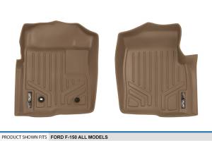 Maxliner USA - MAXLINER Custom Fit Floor Mats 1st Row Liner Set Tan for 2009-2010 Ford F-150 - All Models - Image 4