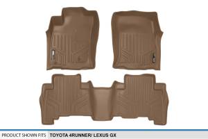 Maxliner USA - MAXLINER Custom Fit Floor Mats 2 Row Liner Set Tan for 2010-2012 Toyota 4Runner / 2010-2013 Lexus GX460 - Image 5