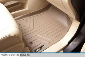 Maxliner USA - MAXLINER Custom Fit Floor Mats 2 Row Liner Set Tan for 2010-2012 Lexus RX350 / RX450h - Image 3