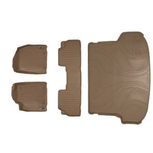 MAXLINER Custom Fit Floor Mats 2 Rows and Cargo Liner Set Tan for 2010-2012 Lexus RX350 / RX450h