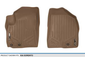 Maxliner USA - MAXLINER Custom Fit Floor Mats 1st Row Liner Set Tan for 2011-2013 Kia Sorento - All Models - Image 4